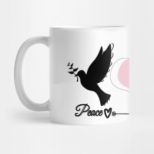 Peace Love Melanin African American Women Mug